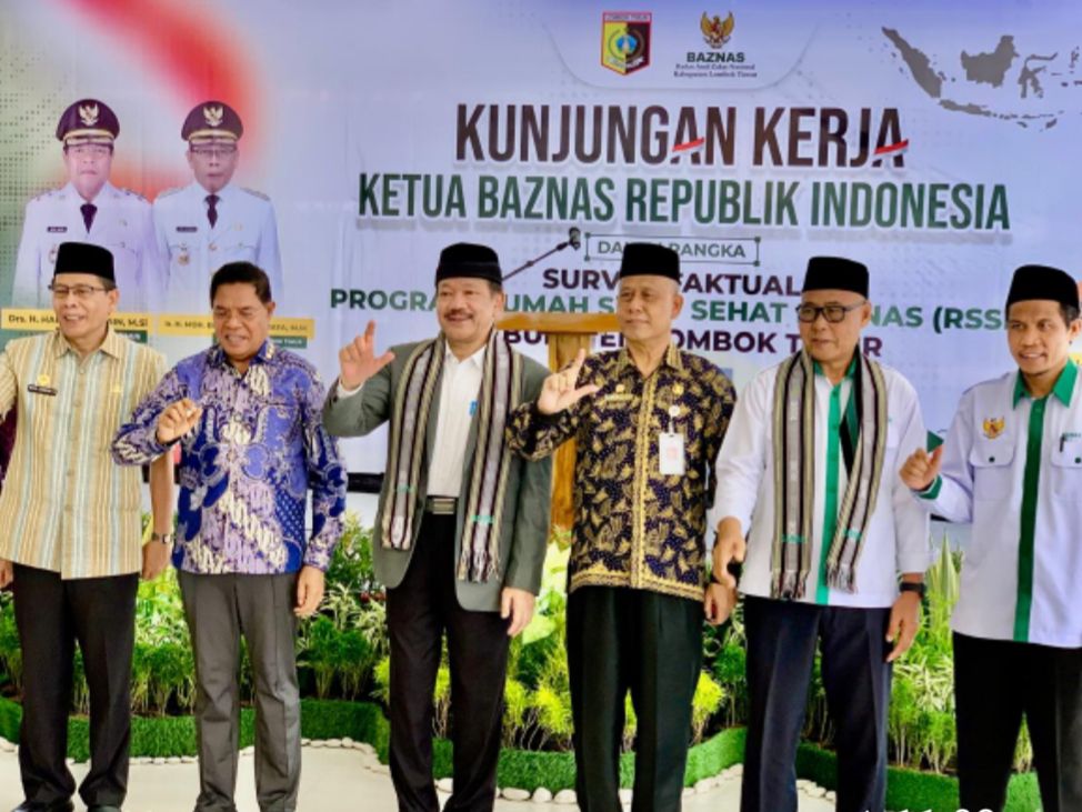 Karo Kesra Setda NTB Dampingi Ketua BAZNAS RI Kunjungan Kerja ke Lombok Timur
