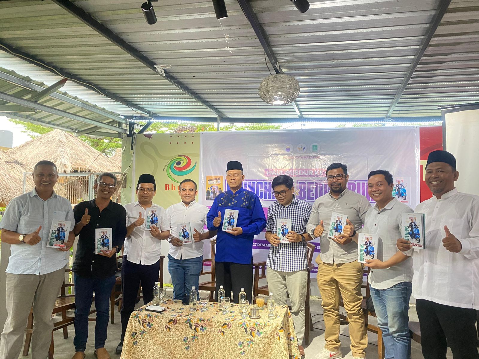 Karo Kesra Wakili Gubernur NTB Hadiri Haul Gus Dur Ke 16 dan Launching Buku QuoteNews