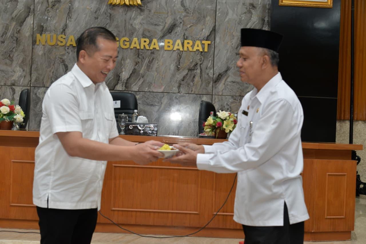 Pemprov NTB Gelar Coffee Morning dan Pelepasan Tiga Kepala Perangkat Daerah Purna Tugas