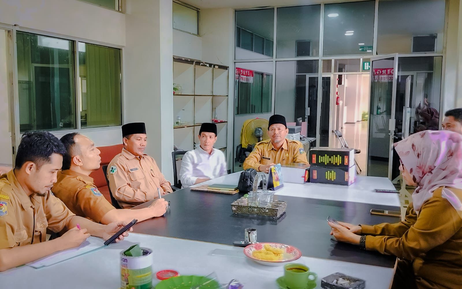 Plt. Kepala Biro Kesra NTB Terima Kunjungan Kabag Kesra KLU dan Pengurus LPTQ