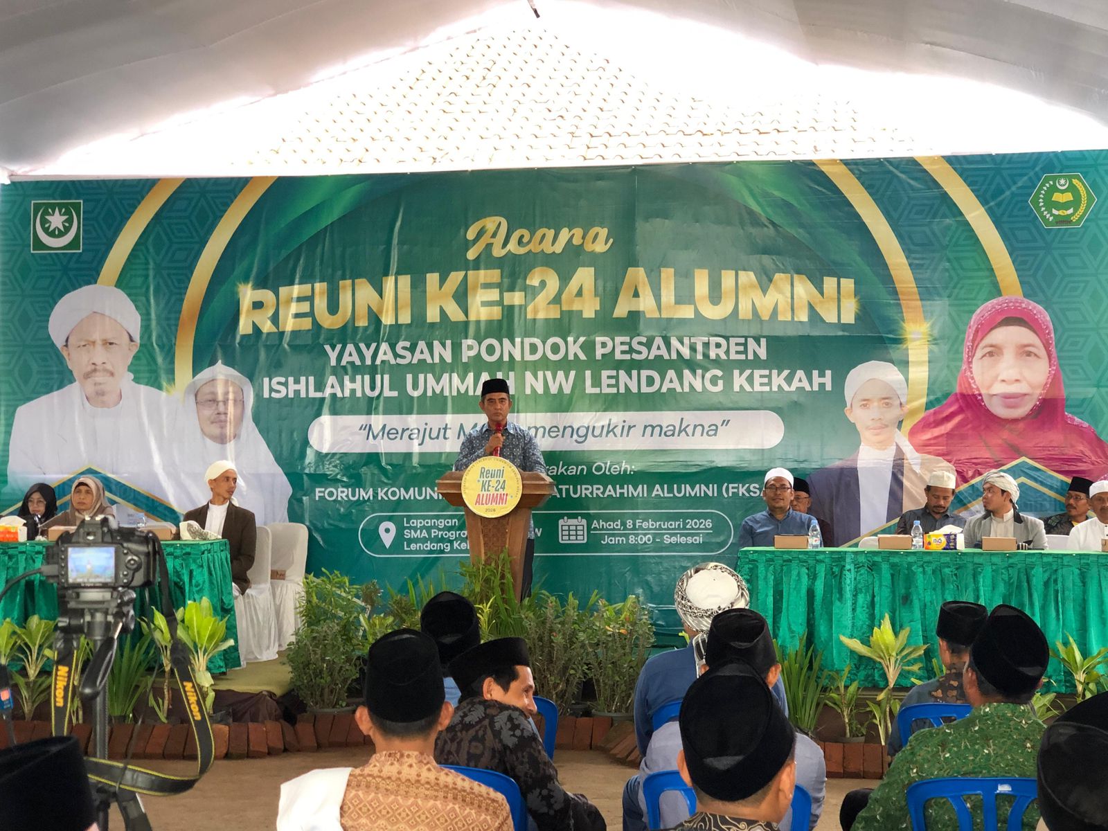 Reuni ke-24 Alumni Ishlahul Ummah NW Lendang Kekah, Plt. Karo Kesra Dorong Peran Alumni Pererat Silaturrahim