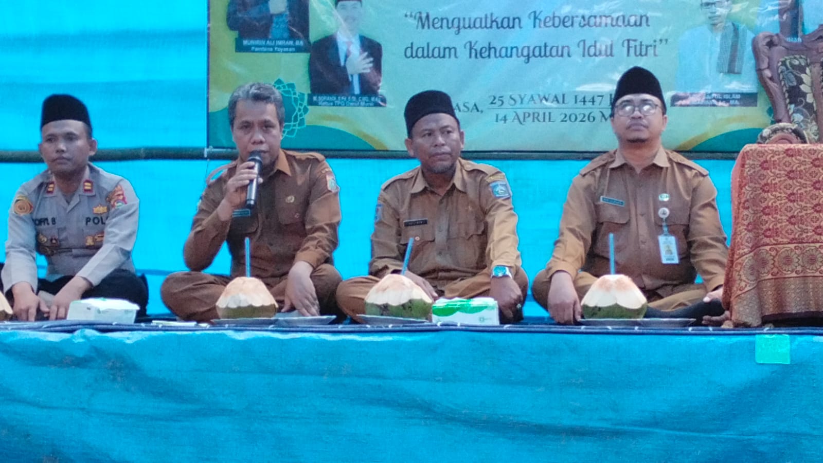 Kukuhkan Sinergi, Biro Kesra NTB Hadiri Halal Bihalal Yayasan Darul Munir NU Sukarara