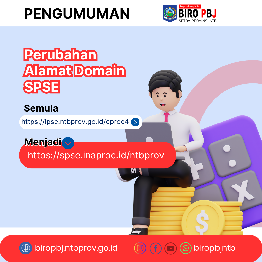 Perubahan Alamat Domain SPSE