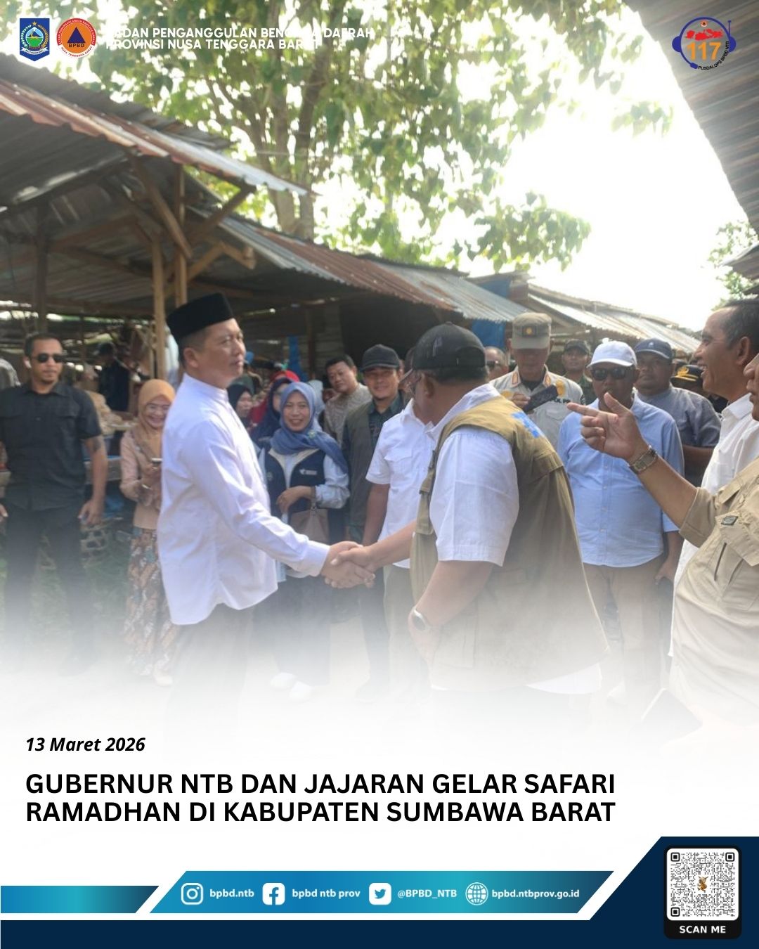 Gubernur NTB dan Jajaran Gelar Safari Ramadhan di Kabupaten Sumbawa Barat