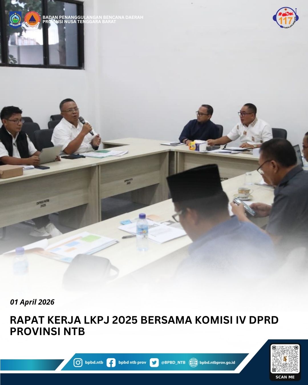 RAPAT KERJA LKPJ 2025 BERSAMA KOMISI IV DPRD PROVINSI NTB