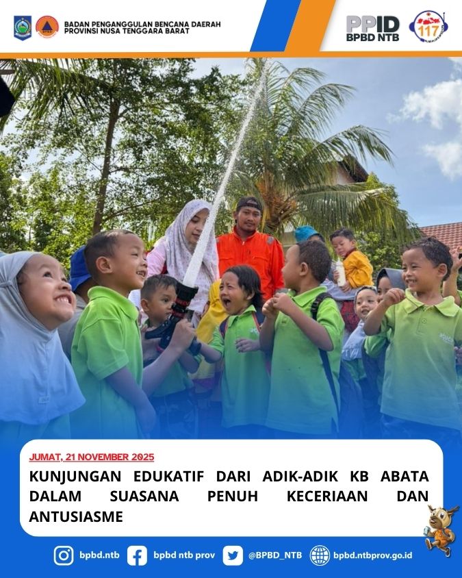 kunjungan edukatif dari adik-adik KB Abata dalam suasana penuh keceriaan dan antusiasme