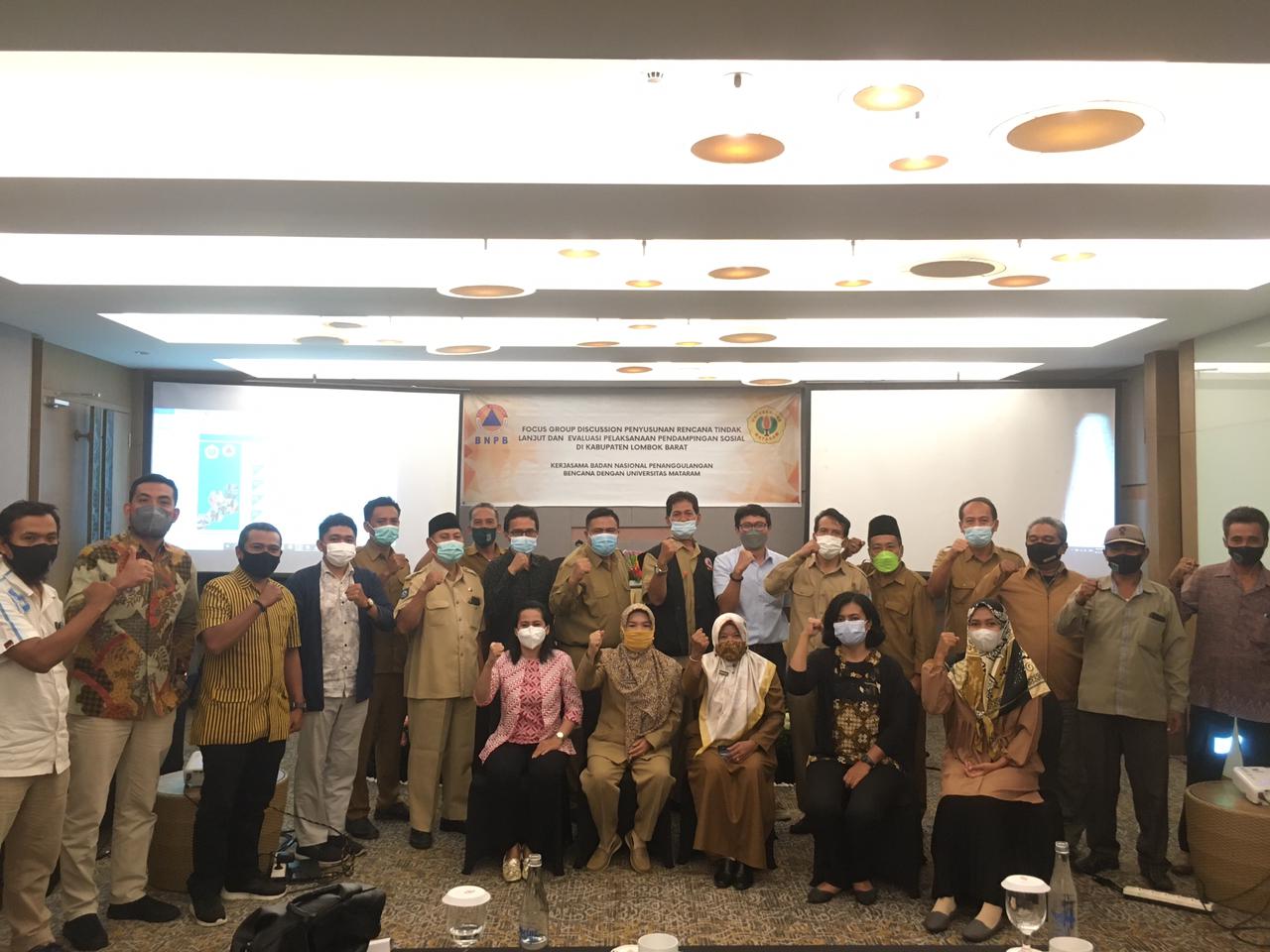 FGD Rencana Tindak Lanjut Kegiatan Pendampingan Sosial di Kabupaten Lombok Barat