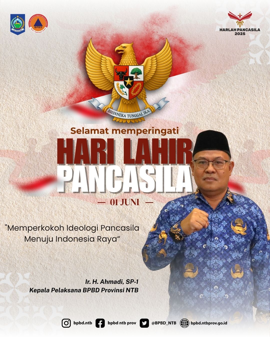 "Selamat Memperingati Hari Lahir Pancasila – 1 Juni 2025"