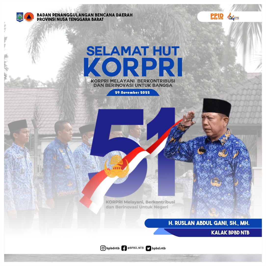 Selamat HUT KOPRI Ke-51 Tahun 2022 (Selasa, 29 November 2022)
