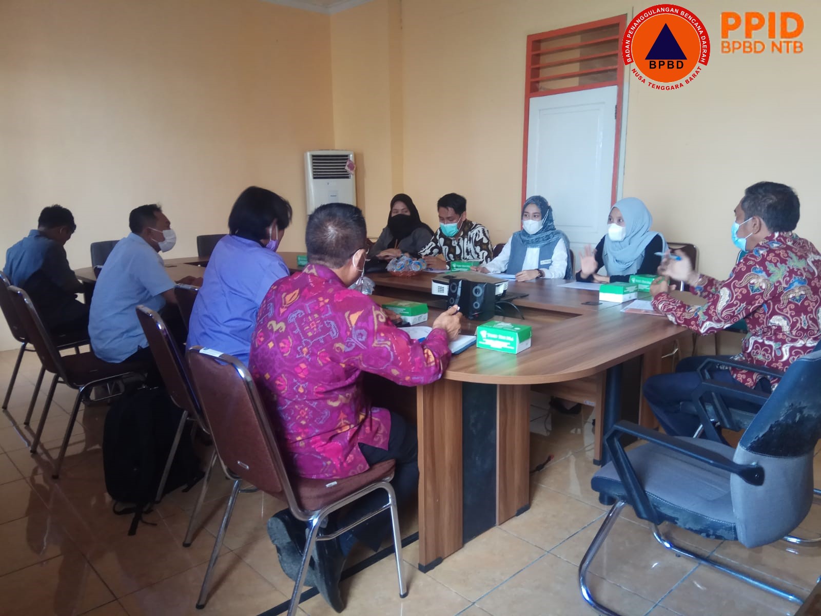 Kunjungan Tim Ombudsman RI di BPBD Provinsi NTB