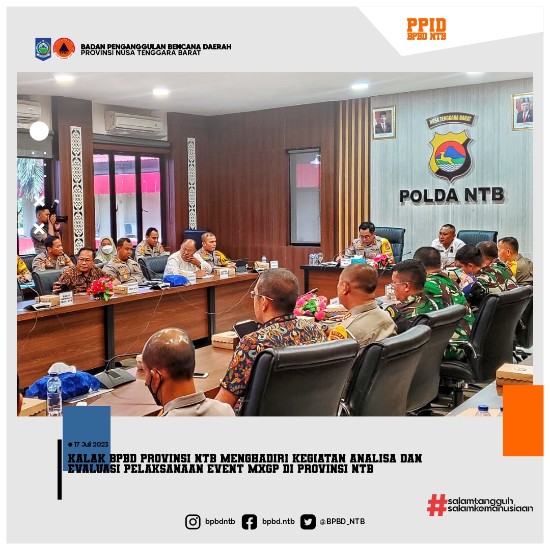 Analisa dan Evaluasi Pelaksanaan Event MXGP di Provinsi NTB, yang dibuka langsung oleh Kepala Kepolisian Daerah Provinsi NTB