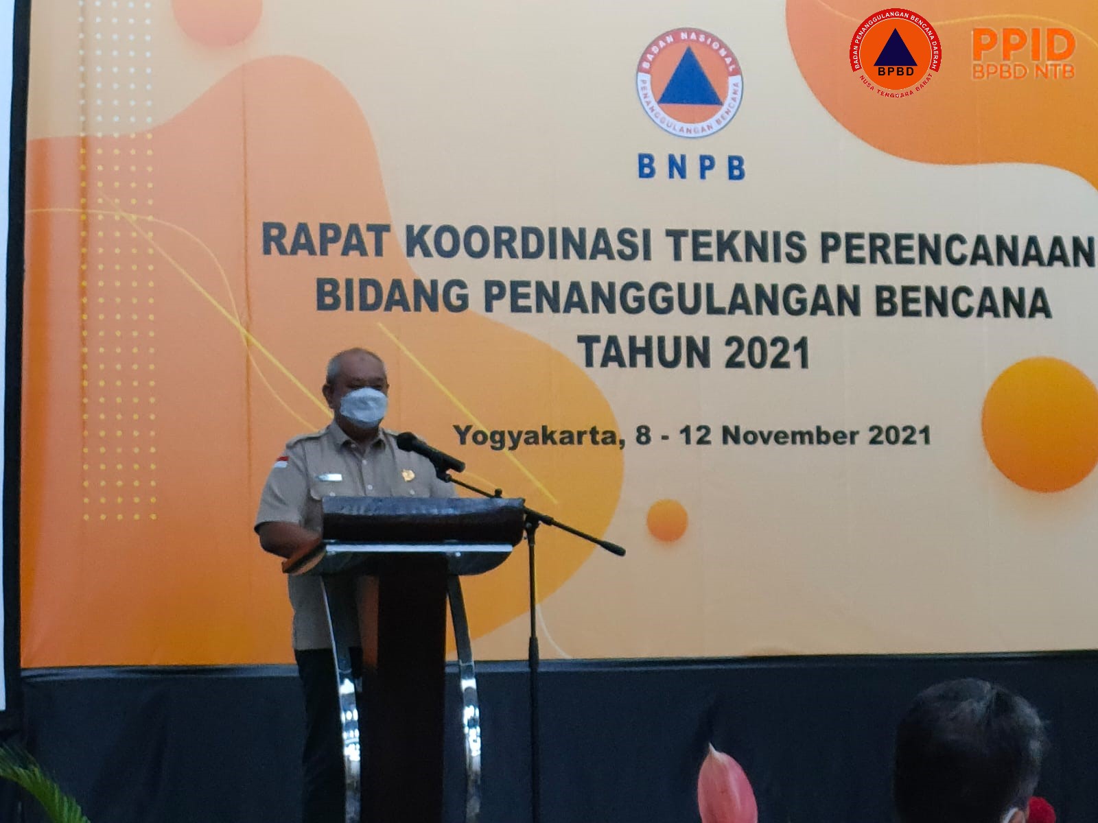 Rapat Koordinasi Teknis Perencanaan Bidang Penanggulangan Bencana Tahun 2021 untuk Indonesia Wilayah Tengah