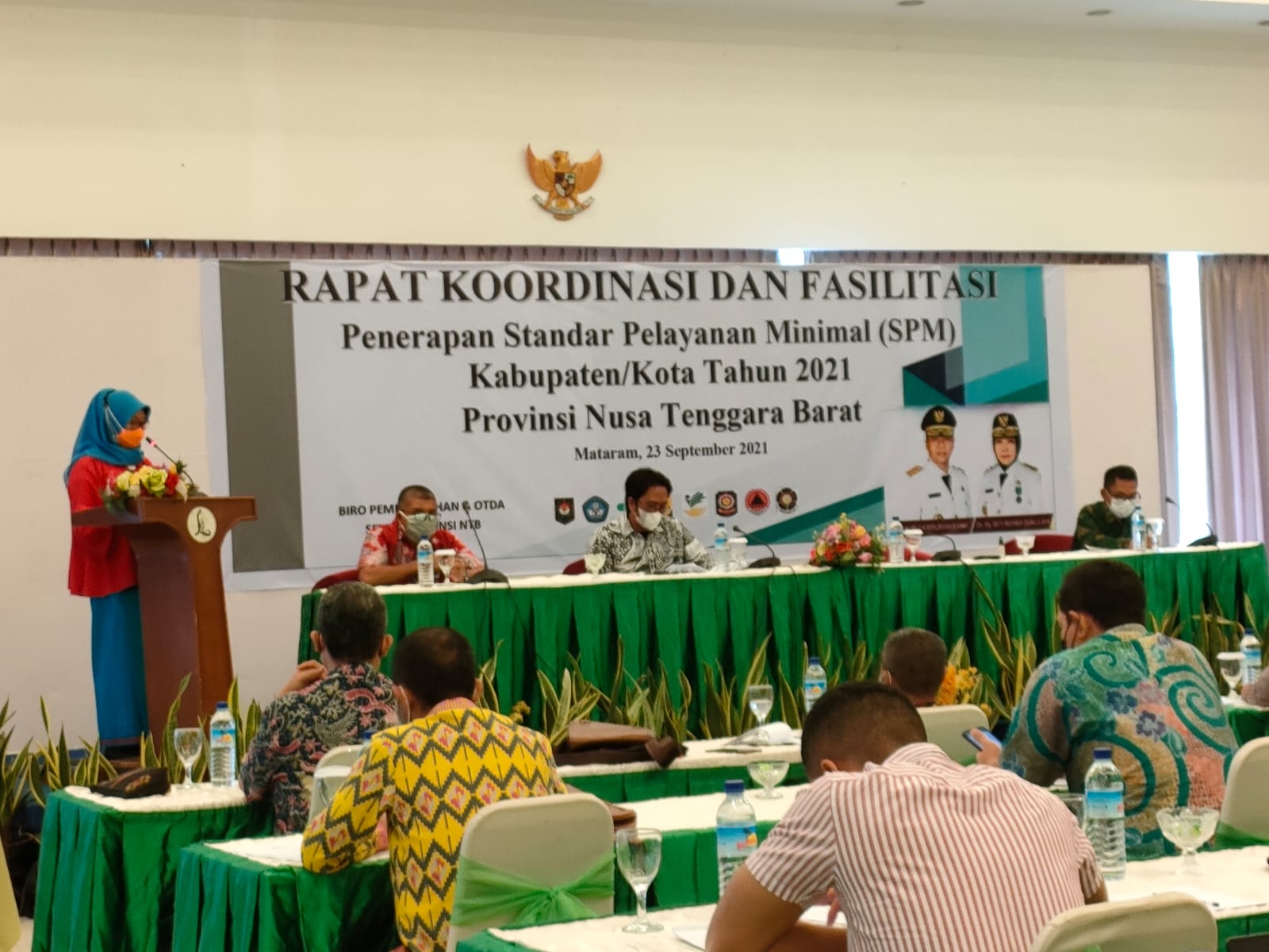 Rapat Koordinasi dan Fasilitasi Penerapan Standar Pelayanan Minimal (SPM) Kabupaten/Kota Tahun 2021