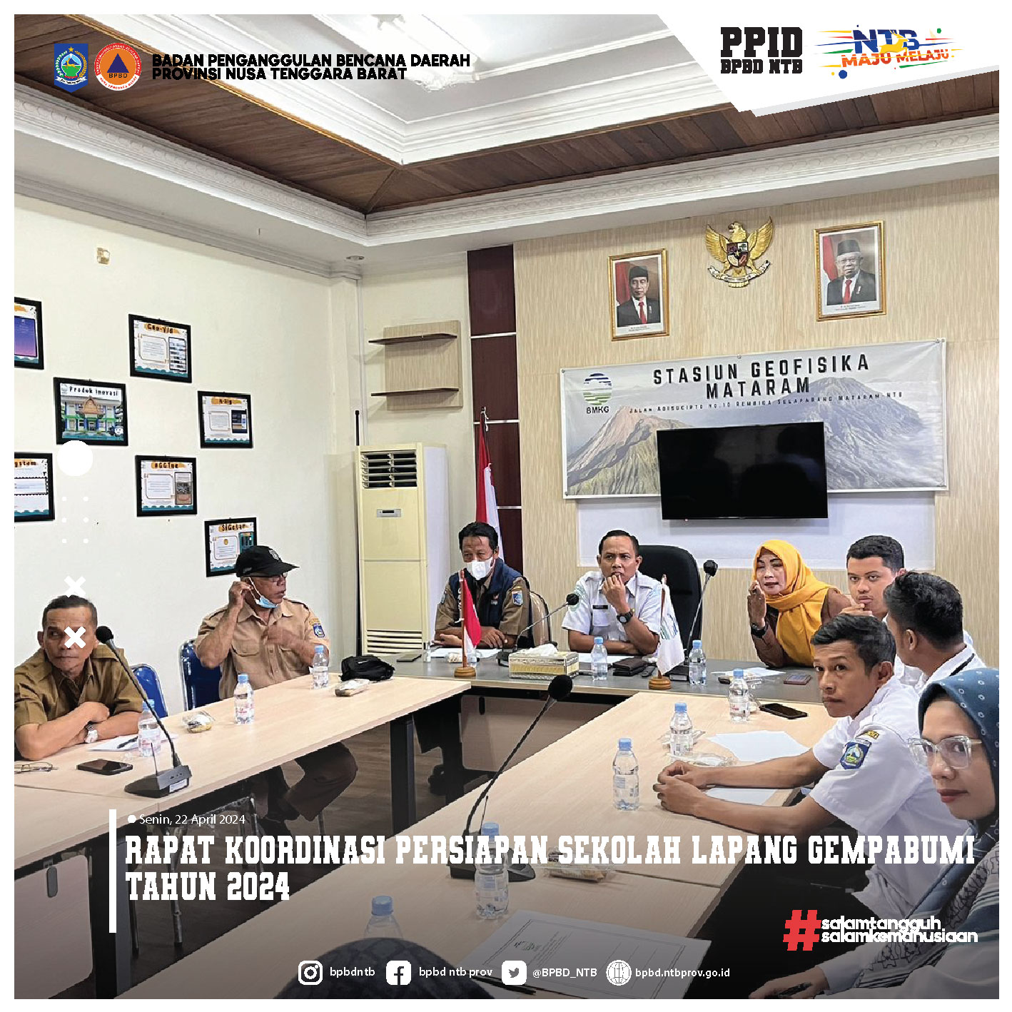 Rapat Koordinasi Persiapan Sekolah Lapang Gempabumi Tahun 2024