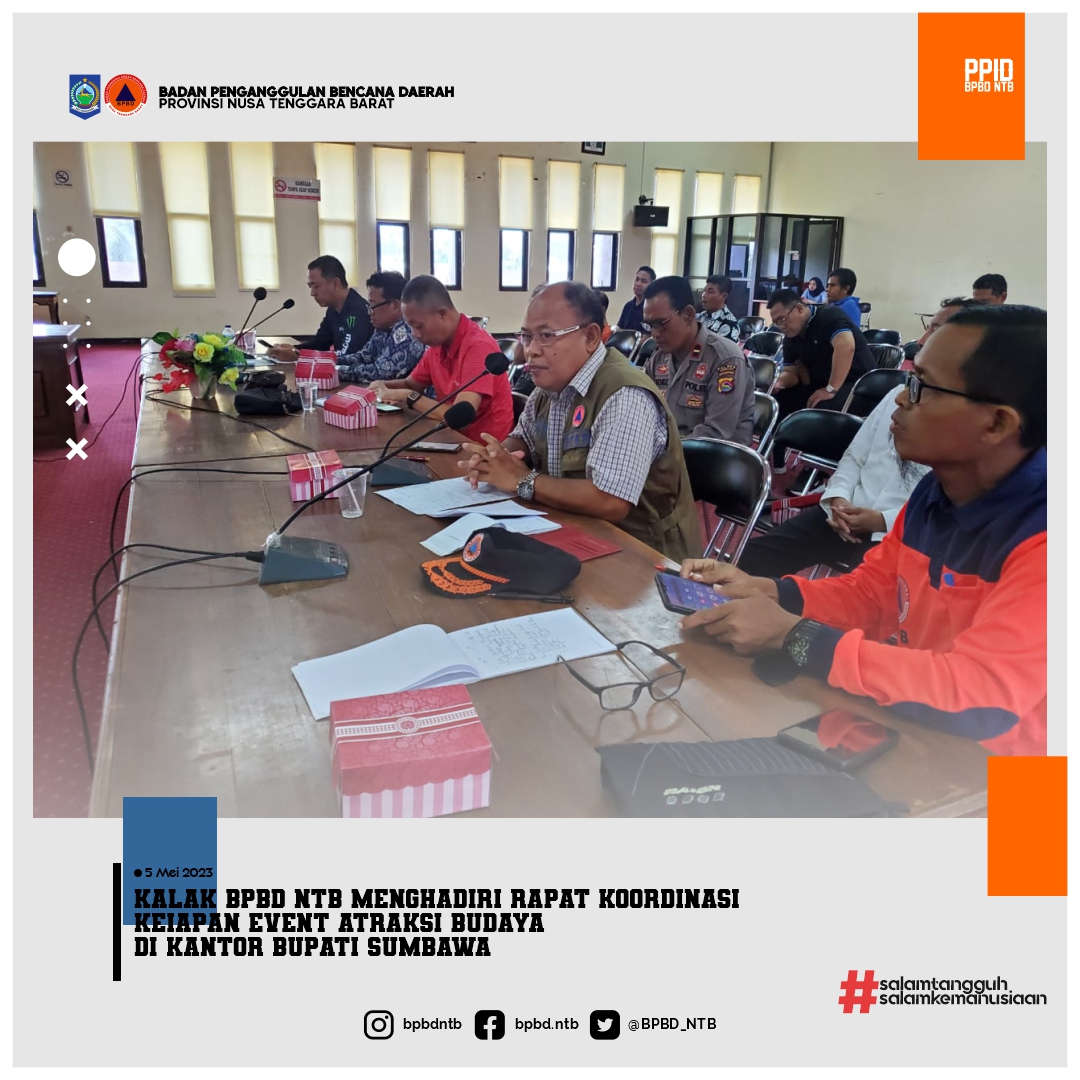 Rapat Koordinasi Kesiapan Event Atraksi Budaya