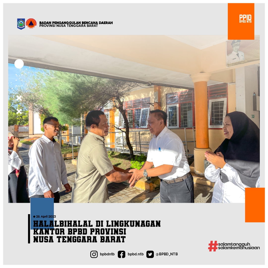 Halalbihalal di Lingkungan Kantor BPBD Provinsi NTB