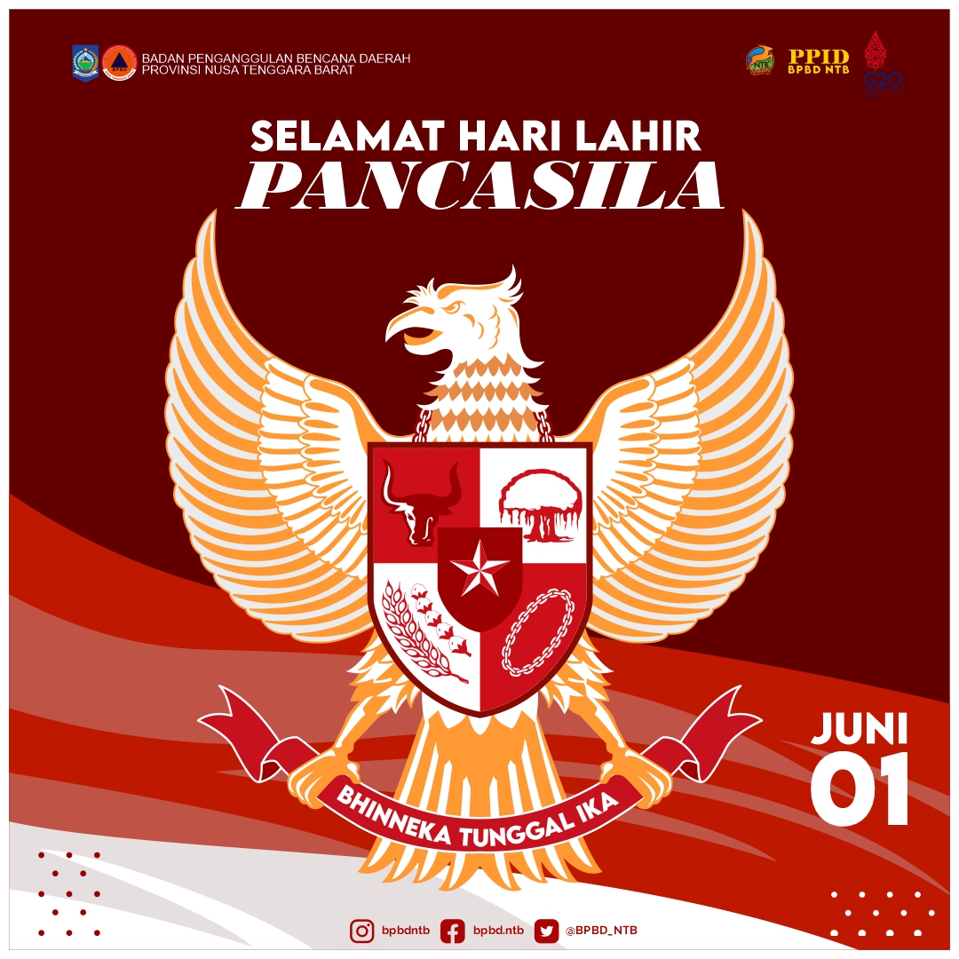 Hari Lahir Pancasila 2022 (Rabu, 1 Juni 2022)