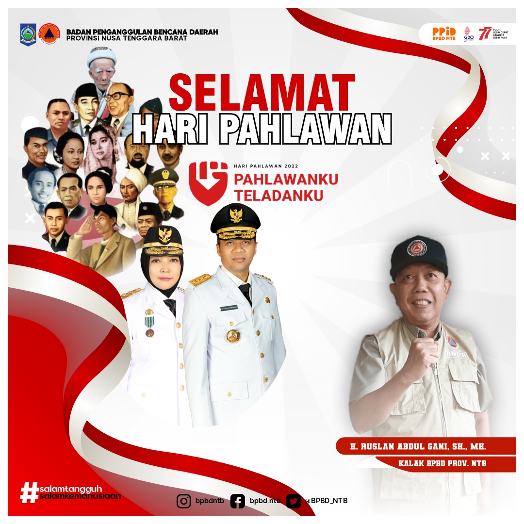 Selamat Hari Pahlawan ke-77 Tahun 2022 (Kamis, 10 November 2022)