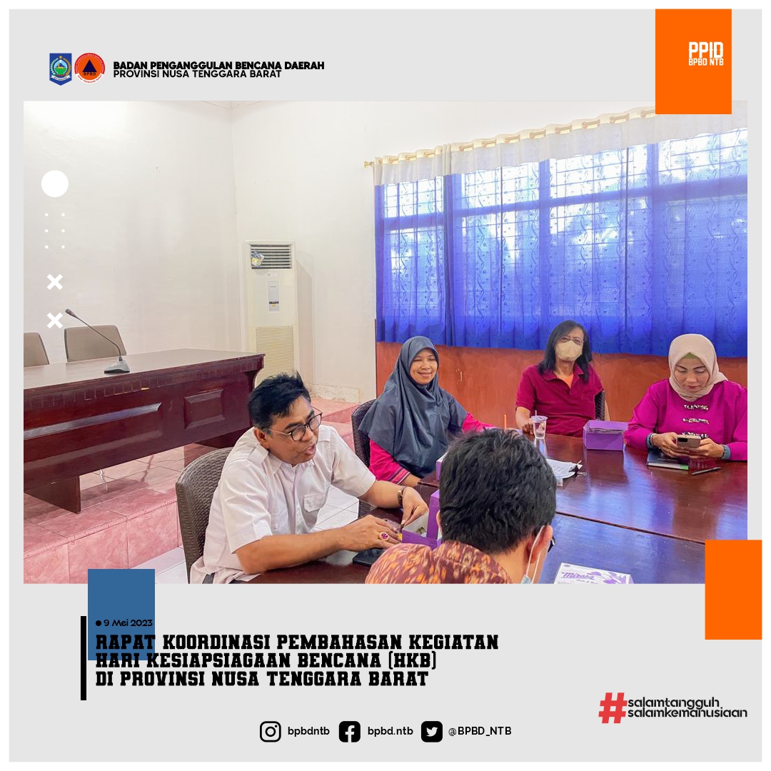 Rapat Koordinasi  Pembahasan Kegiatan HKB di Provinsi NTB