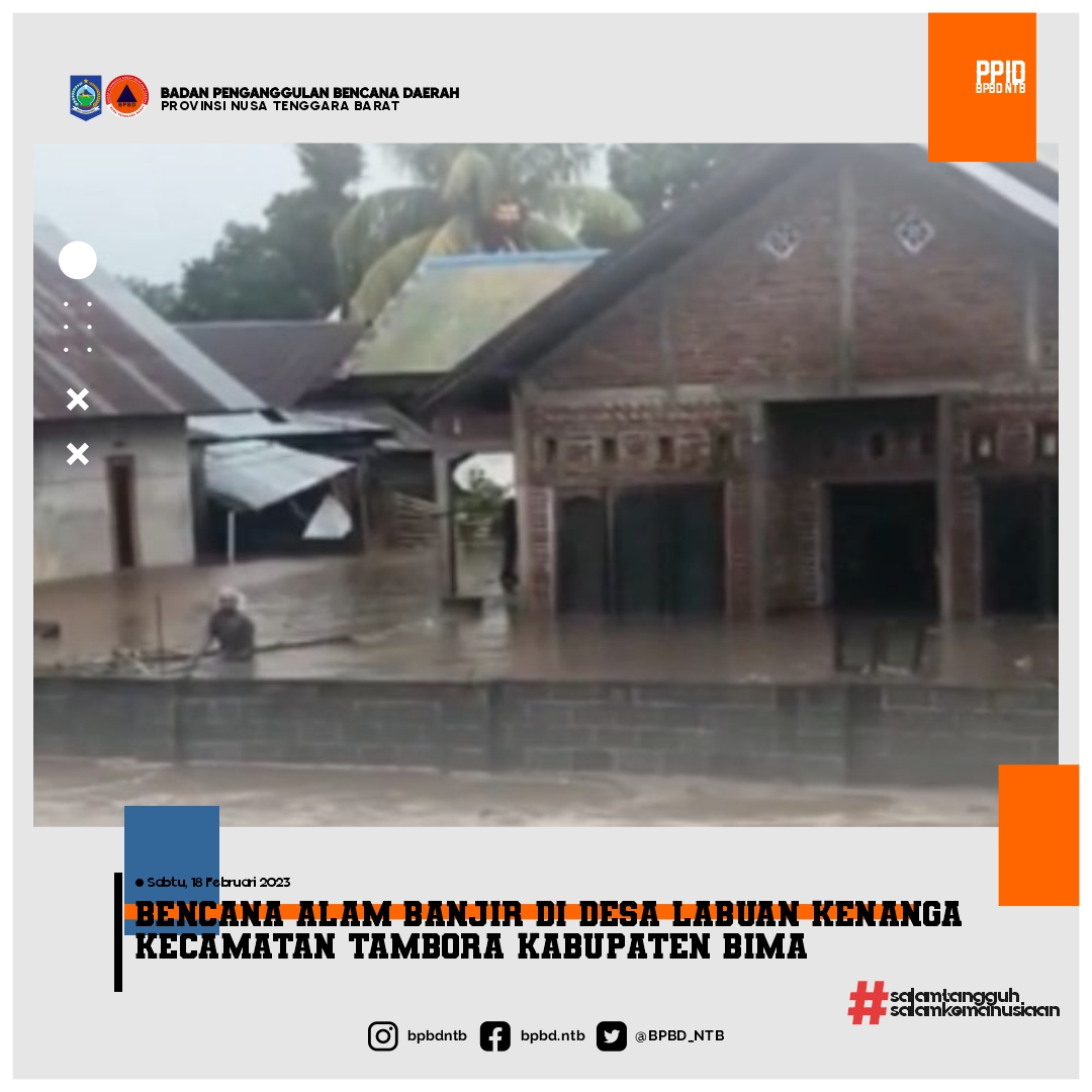 Bencana Alam Banjir di Kecamatan Tambora Kabupaten Bima