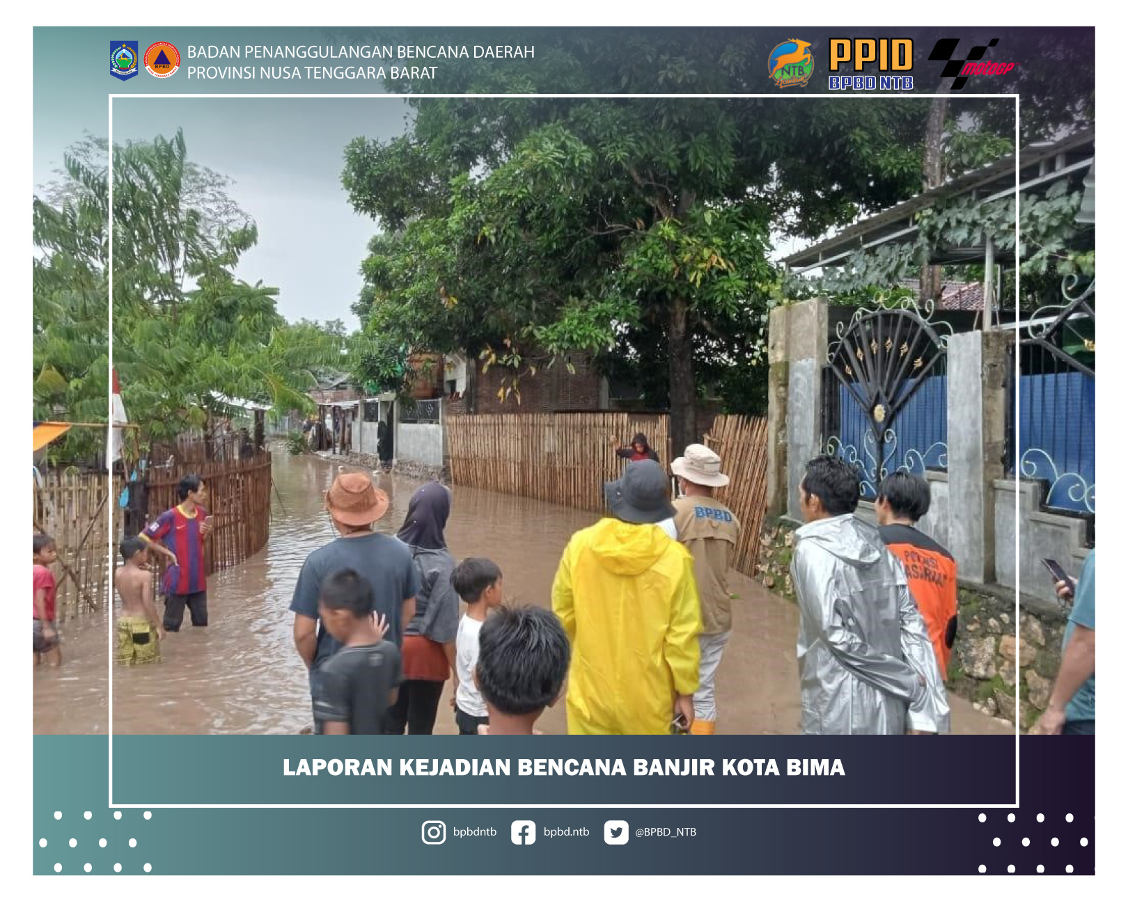 Laporan Kejadian Bencana Banjir Kota Bima (Sabtu, 20 November 2021)