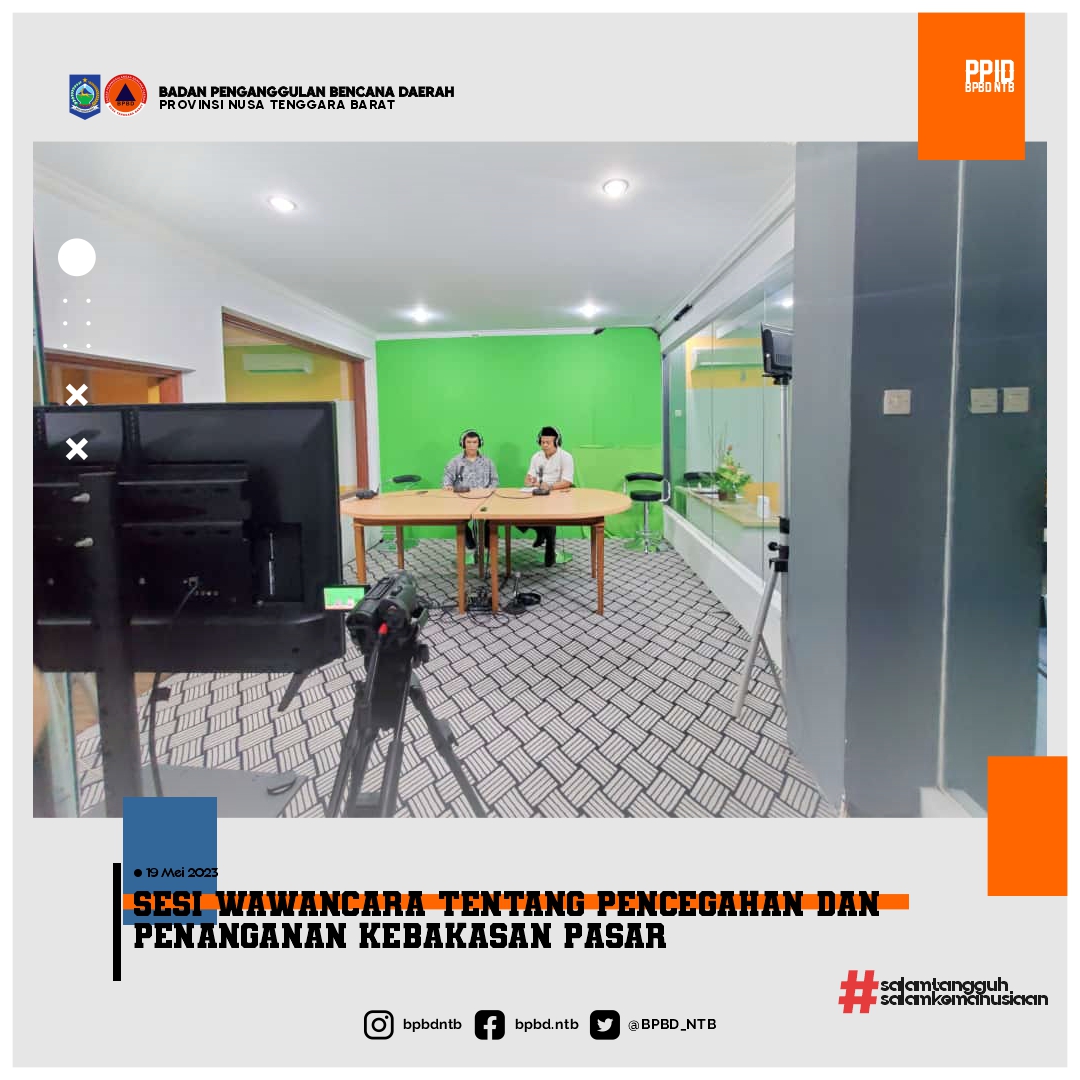 SESI WAWANCARA TENTANG PENCEGAHAN DAN PENANGANAN KEBAKASAN PASAR