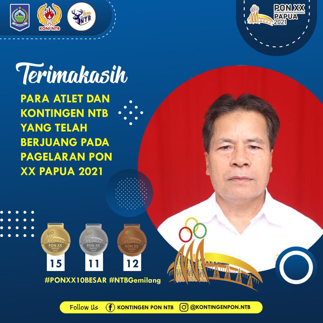 Terimakasih Atas Perjuangan Atlit NTB