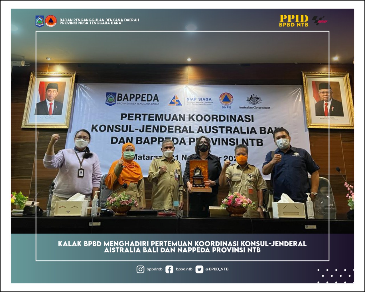 Pertemuan Koordinasi Konsul-Jenderal Australia Bali dan Bappeda Provinsi NTB