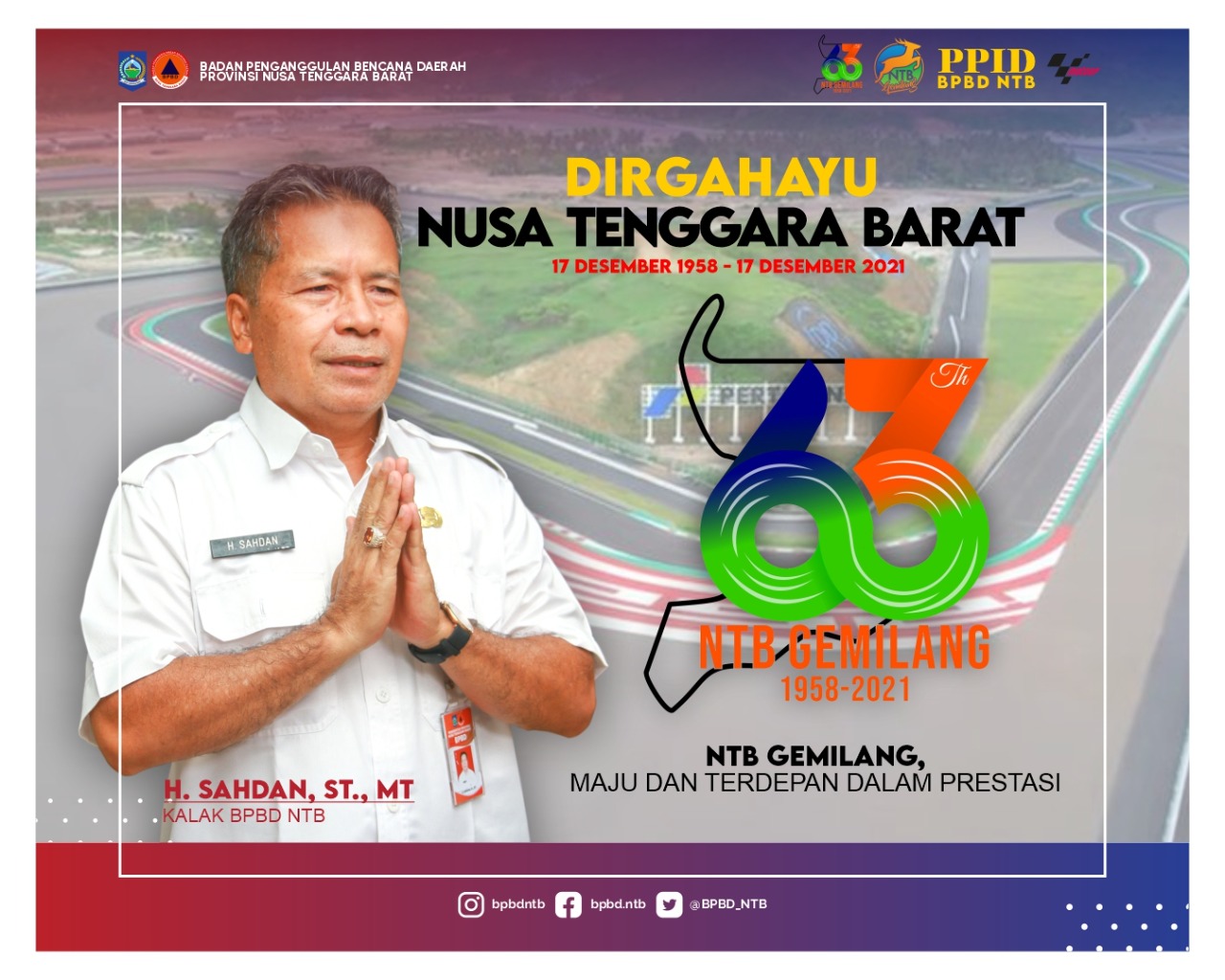 Dirgahayu Provinsi Nusa Tenggara Barat Ke-63