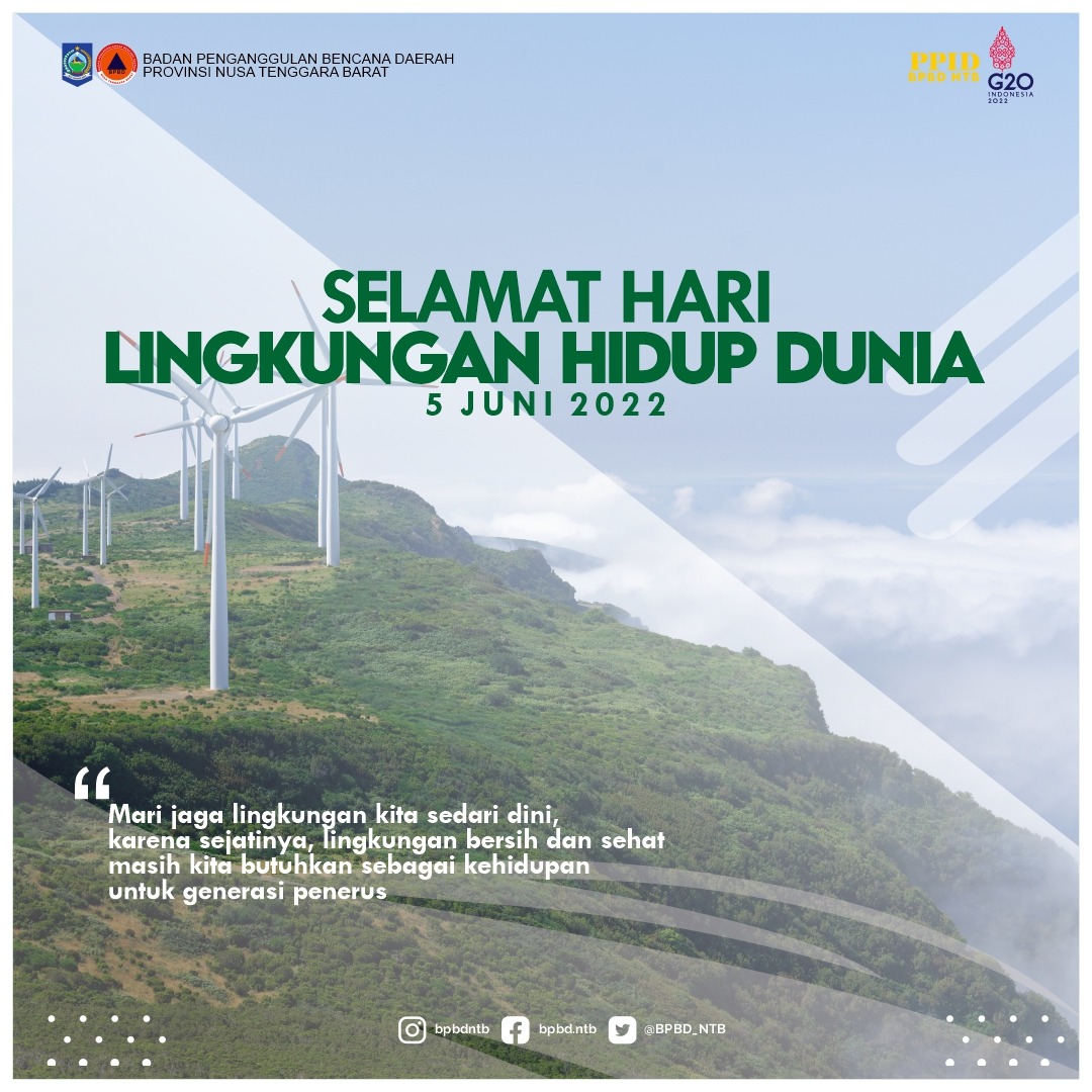 Selamat Hari Lingkungan Hidup Sedunia 2022