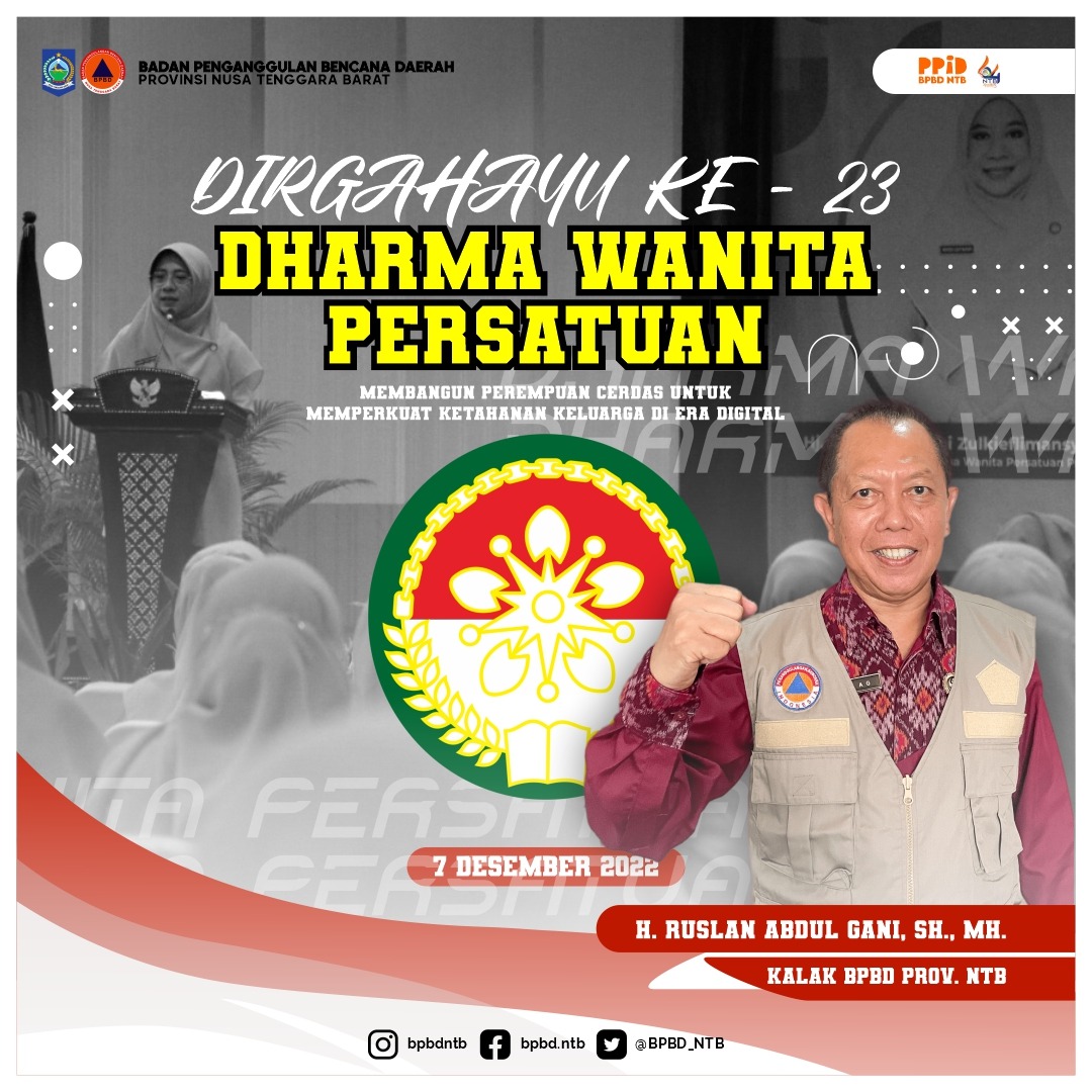 Selamat Hari Dharma Wanita 7 Desember 2022