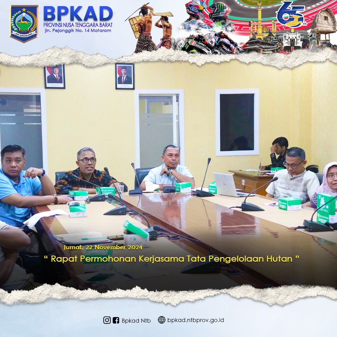 Rapat Permohonan Kerjasama Tata Pengelolaan Hutan