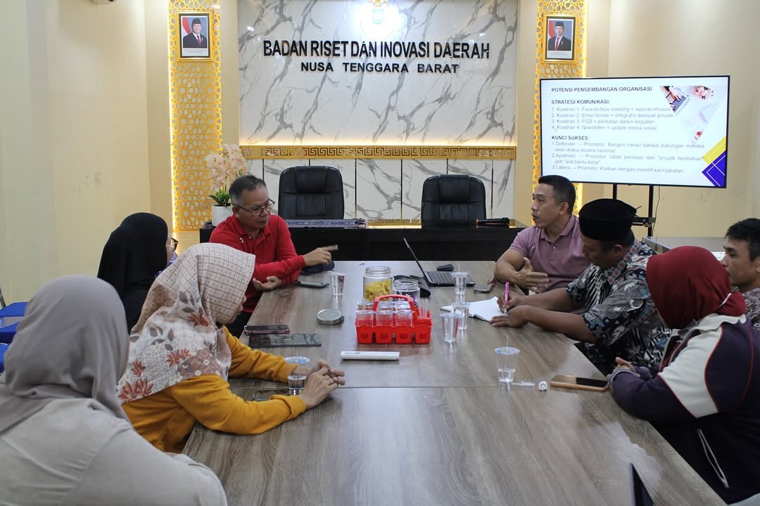 Sinergitas BRIDA NTB dengan BRIDA Sumbawa Barat, Bahas Penguatan Riset dan Inovasi Berbasis Sistem