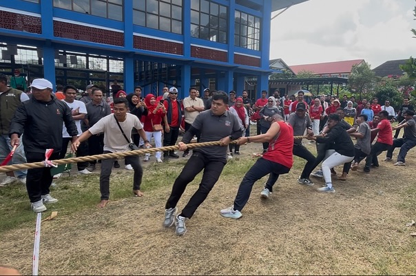 Semarak HUT RI Ke-80, BRIDA NTB Ikuti Gelar Lomba Olahraga Tradisional Antar OPD 