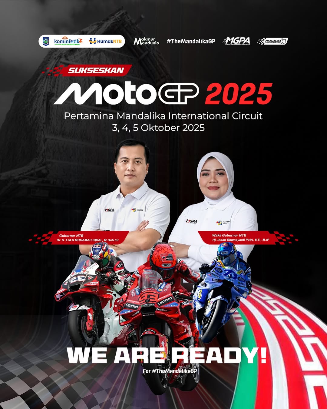 📢✨ Sukseskan MotoGP Mandalika 2025 ✨🏍️