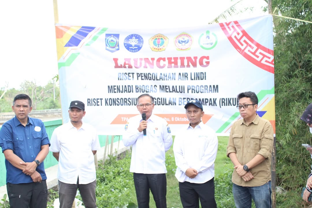 BRIDA NTB Launching Riset Pengolahan Air Lindi Menjadi Biogas: Dari Limbah Menjadi Berkah