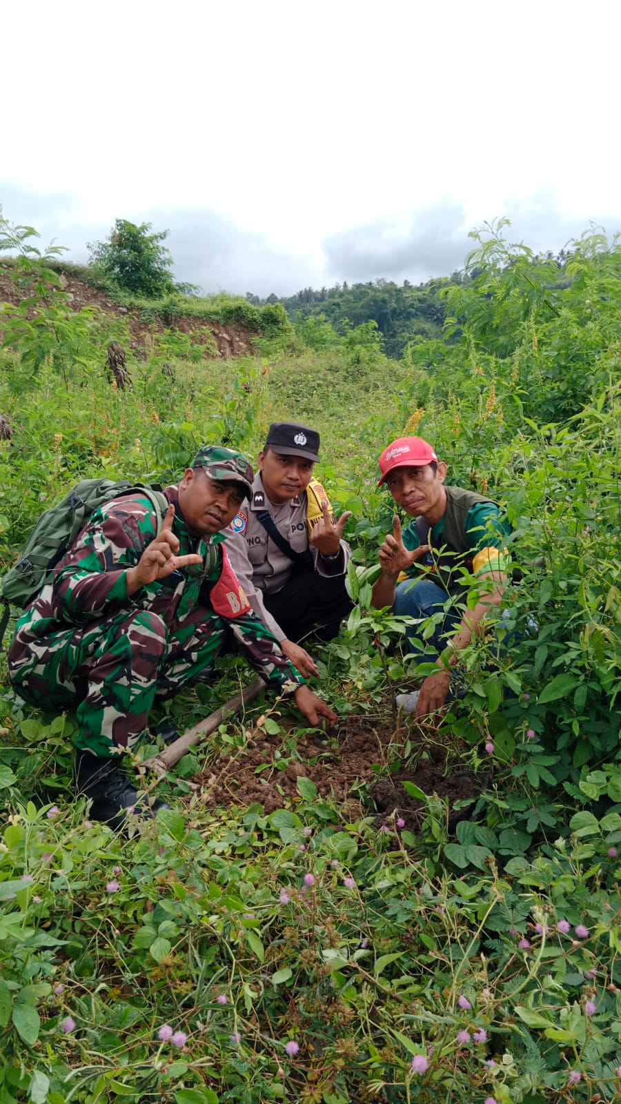 Dukung Go Green Mata Garuda, BRIDA NTB Ikut Tanam Pohon di Bendungan Meninting