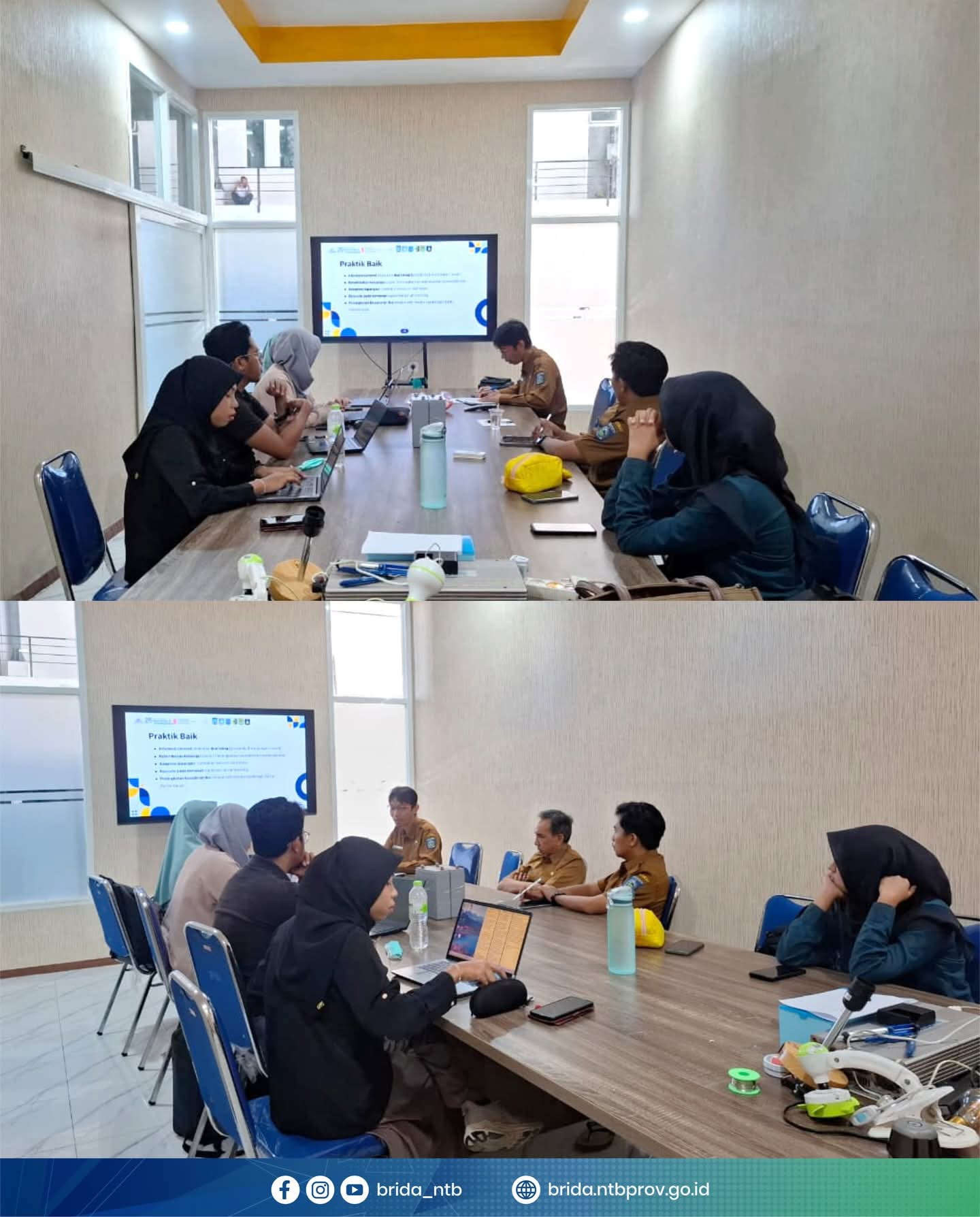BRIDA NTB Terima Audiensi SID Pelaksanaan Study Pilot Atau Uji Coba SMART - MMS di Puskesmas Pulau Lombok