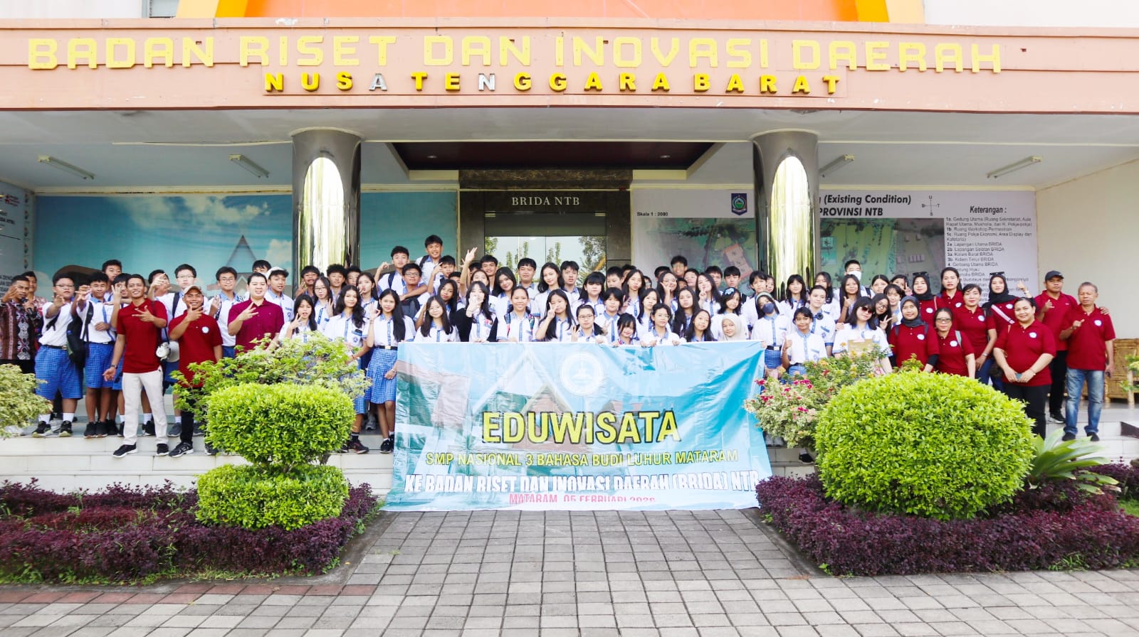 Ediwisata BRIDA NTB Terima Kunjungan SMPN 3 BAHASA BUDI LUHUR