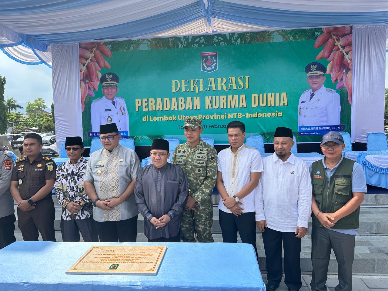 BRIDA NTB Hadiri Deklarasi Peradaban Kurma Dunia di Lombok Utara
