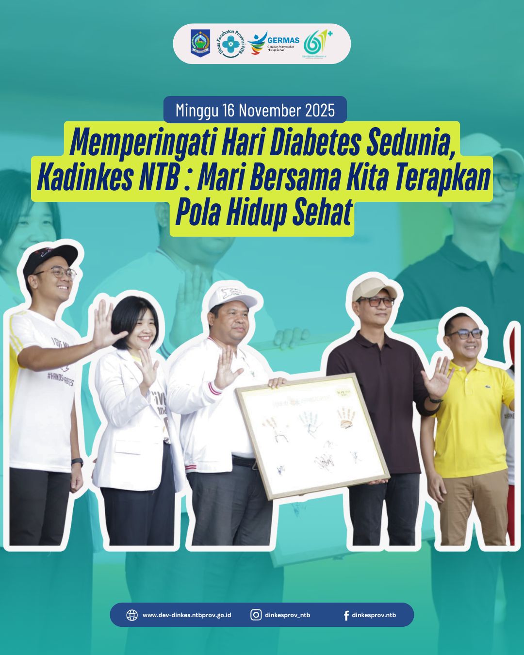 Memperingati Hari Diabetes Sedunia, Kadinkes NTB: Mari Bersama Kita Terapkan Pola Hidup Sehat
