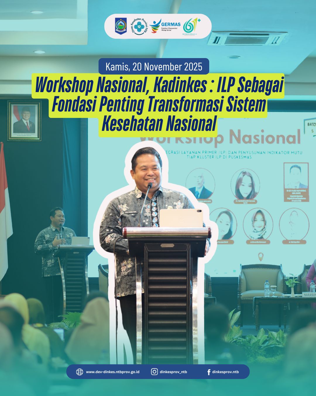 Workshop Nasional, Kadinkes : ILP Sebagai Fondasi Penting Transformasi Sistem Kesehatan Nasional