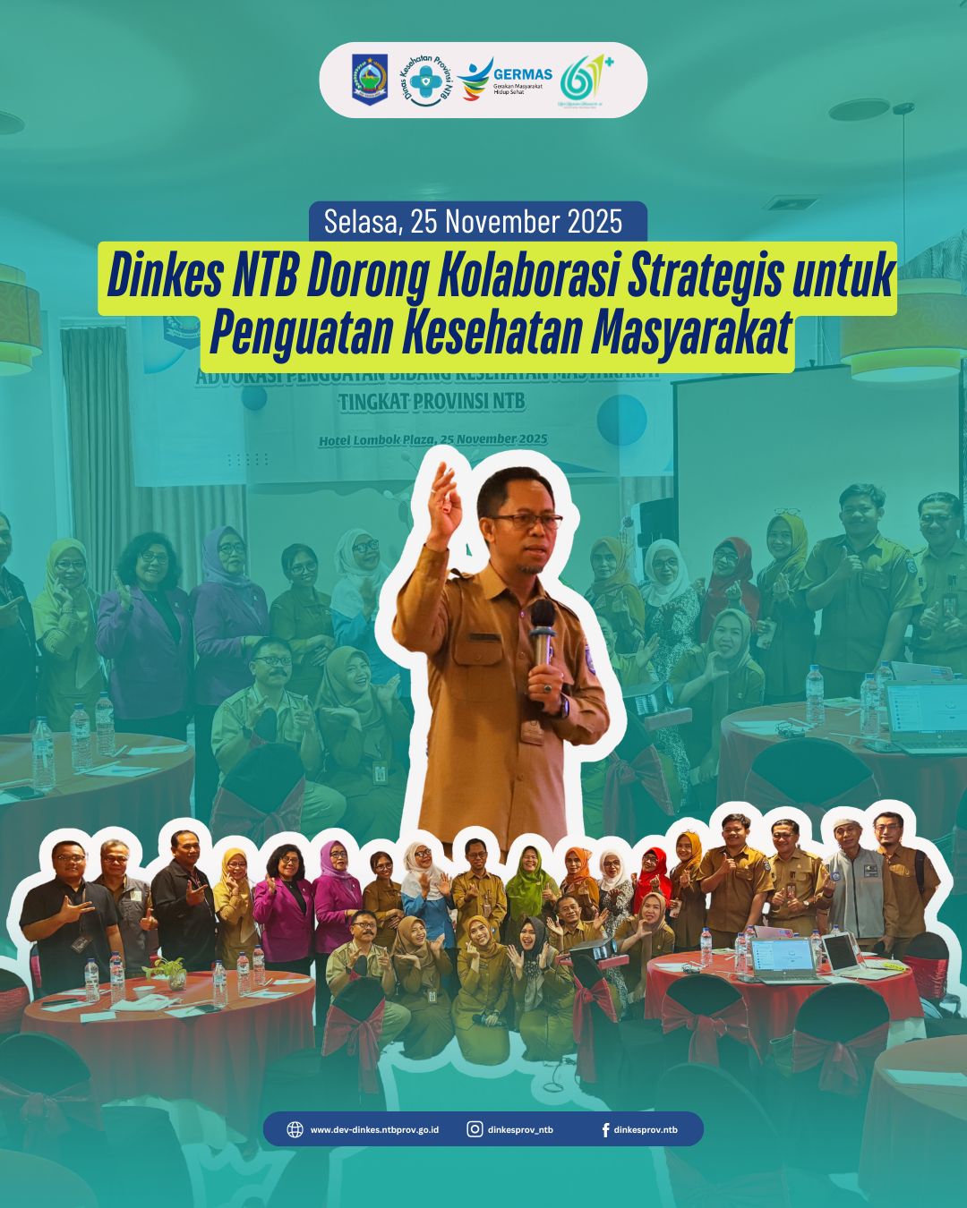 Dinkes NTB Dorong Kolaborasi Strategis untuk Penguatan Kesehatan Masyarakat