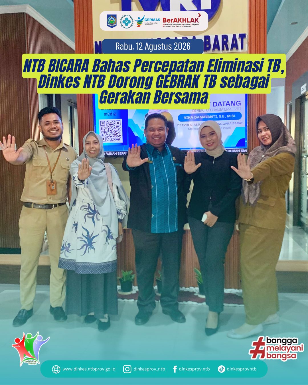 NTB BICARA Bahas Percepatan Eliminasi TB, Dinkes NTB Dorong GEBRAK TB sebagai Gerakan Bersama