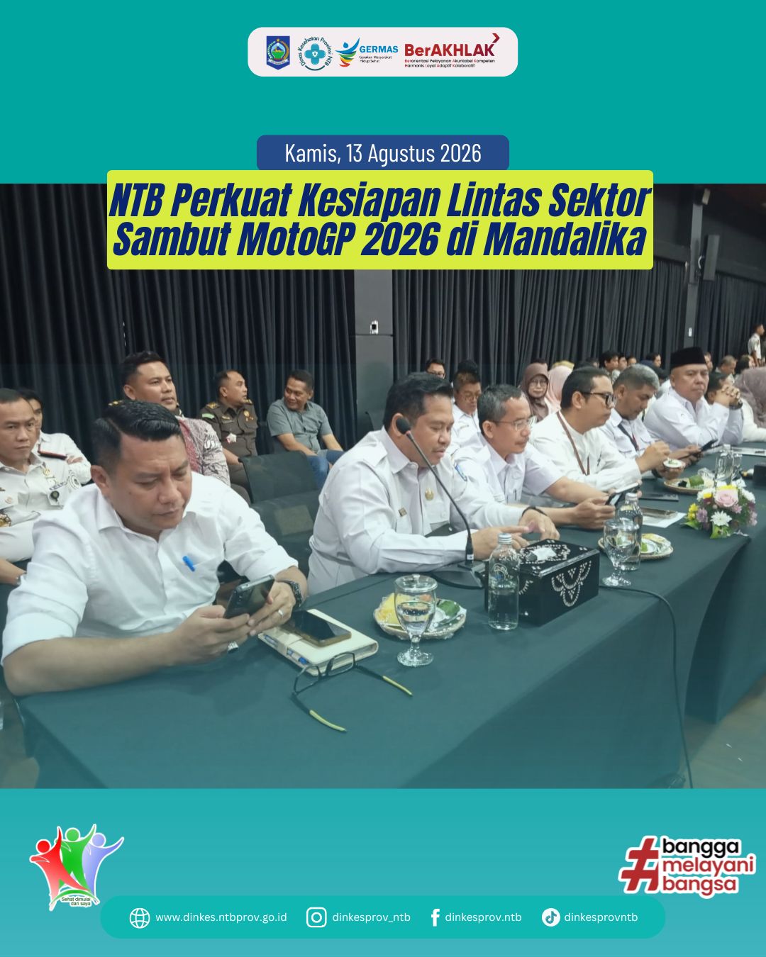 NTB Perkuat Kesiapan Lintas Sektor Sambut MotoGP 2026 di Mandalika