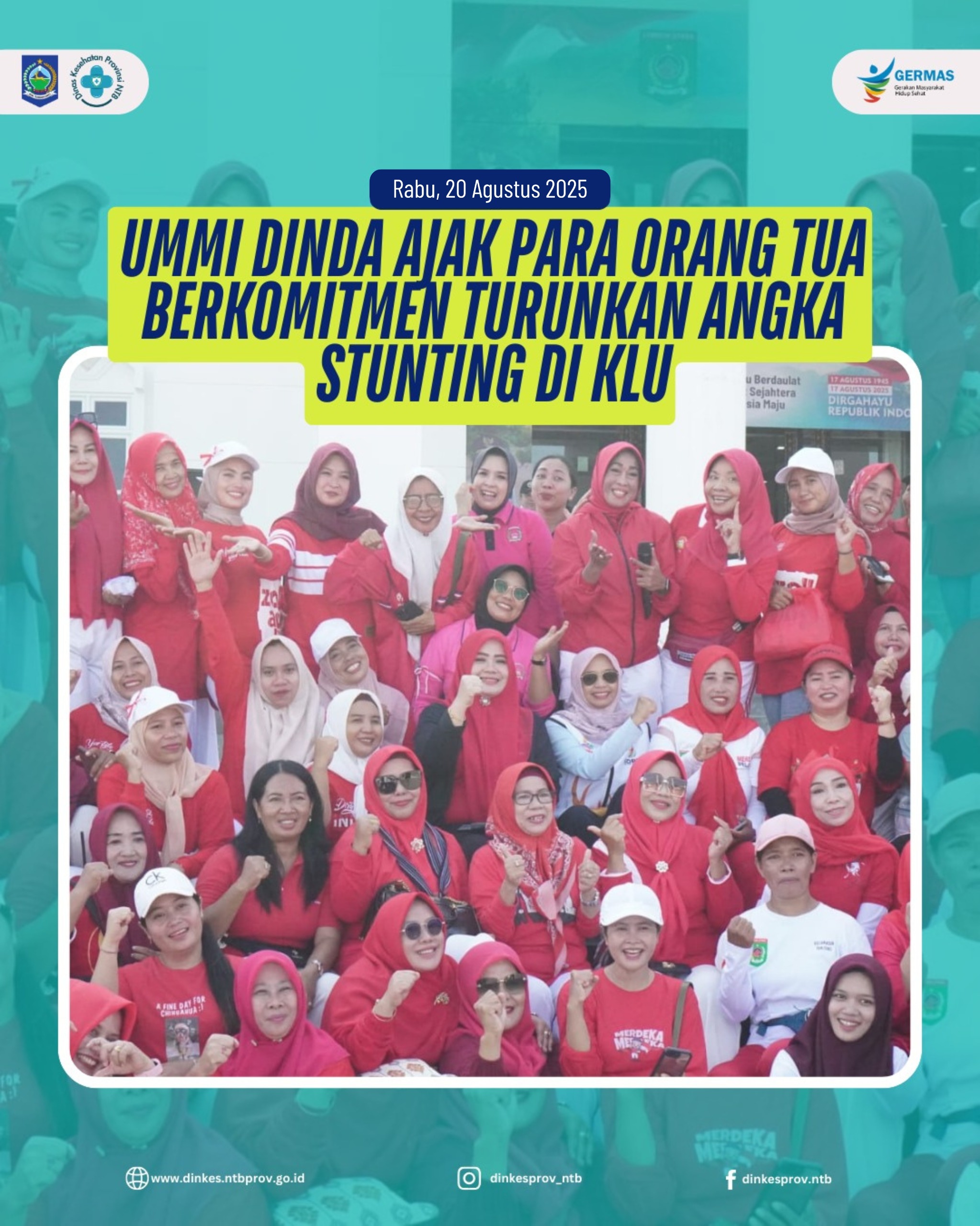 Ummi Dinda Ajak Orang Tua Berkomitmen Turunkan Angka Stunting di KLU