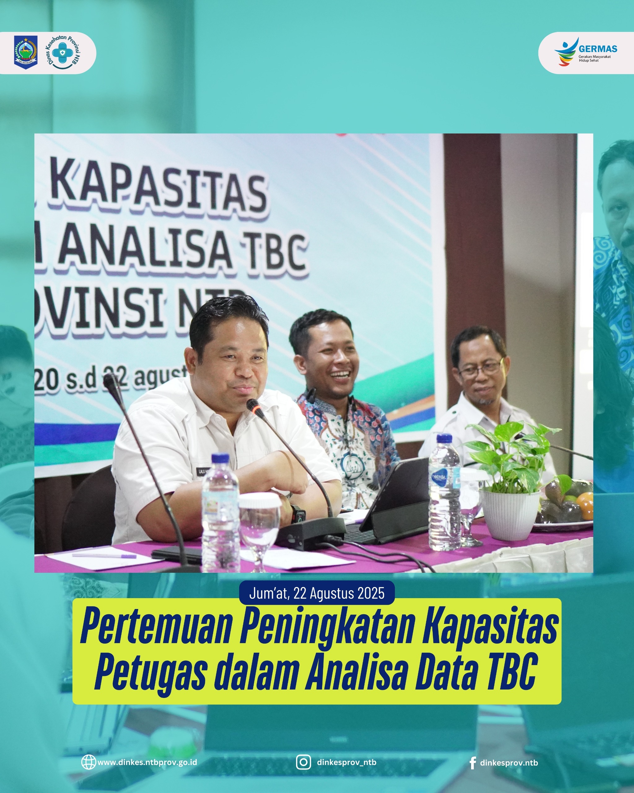 Pertemuan Peningkatan Kapasitas Petugas dalam Analisa Data TBC Tingkat Provinsi Tahun 2025