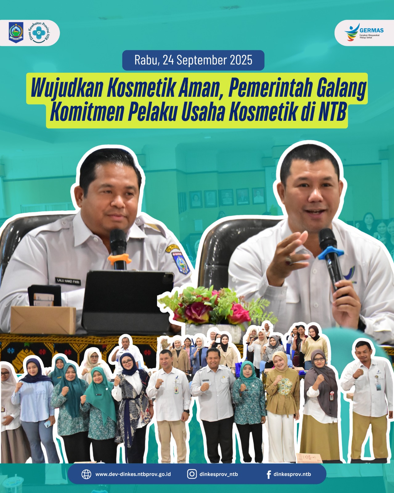 Wujudkan Kosmetik Aman, Pemerintah Galang Komitmen Pelaku Usaha Kosmetik di NTB