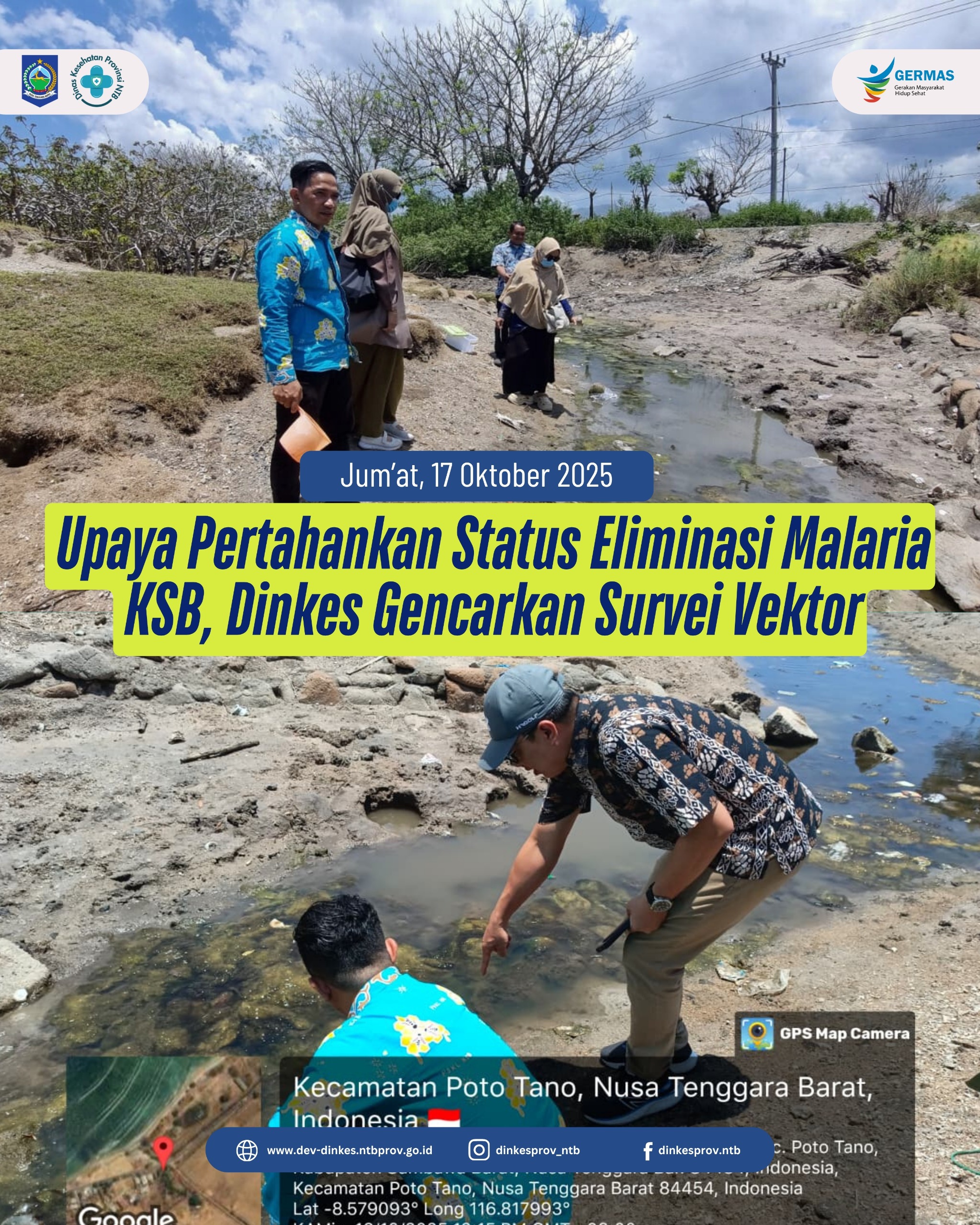 Upaya Pertahankan Status Eliminasi Malaria KSB, Dinkes Gencarkan Survei Vektor
