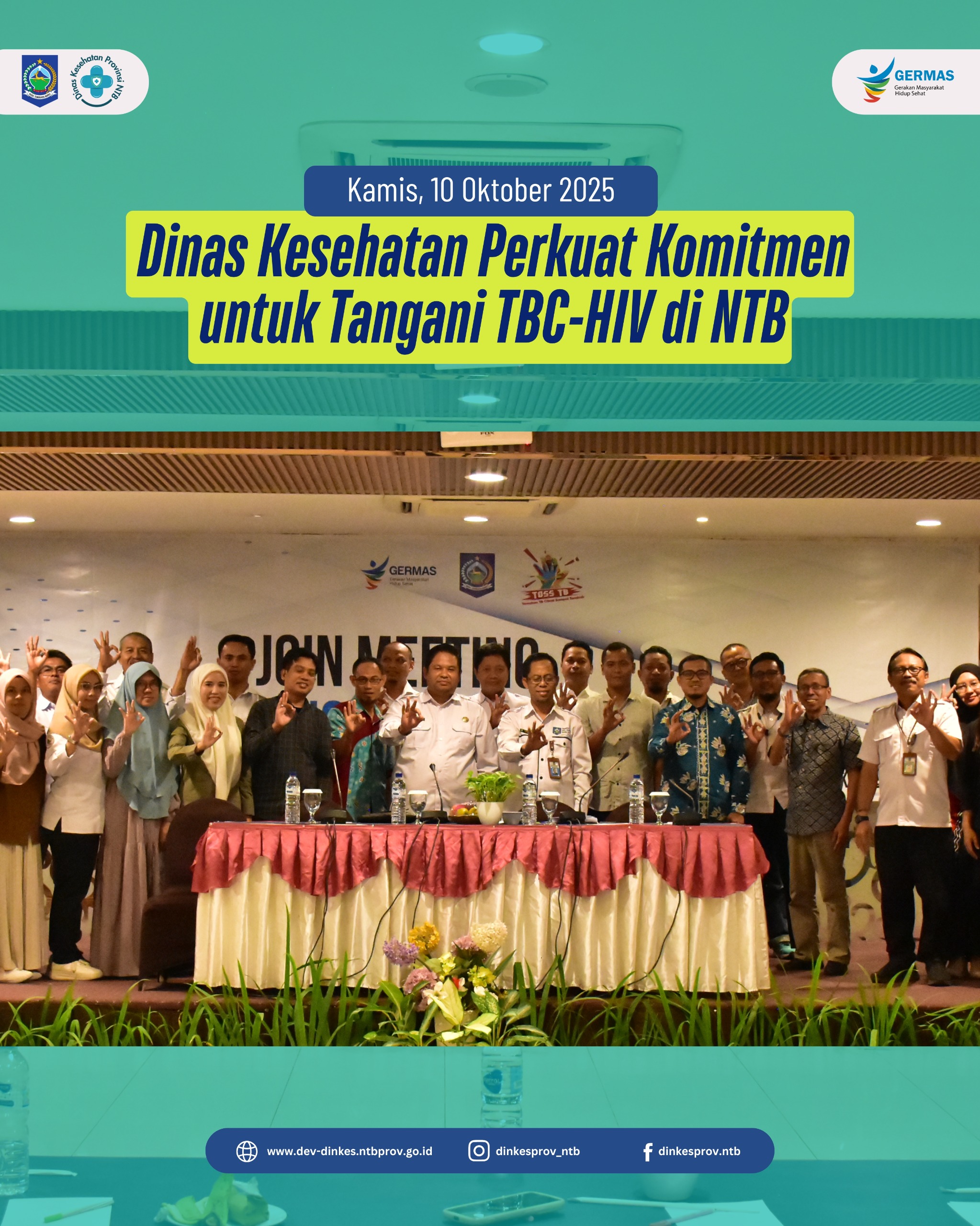 Dinas Kesehatan Perkuat Komitmen untuk Tangani TBC-HIV di NTB